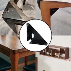 Corner Bracket Gusset Joints 4Pcs, Heavy Duty Metal Steel Triangle Shelf Brac…