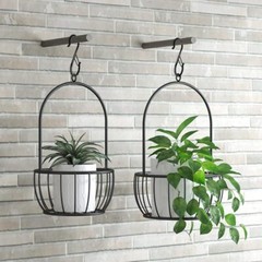 12 Pack S Hooks for Hanging with Safety Buckle, 3.5 Inch Heavy Duty Black Vinyl