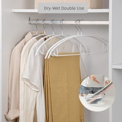 Nature Smile 20 Pack Non-Slip Suit Hanger,Coat Jacket Hangers,Sweater Hangers,PV