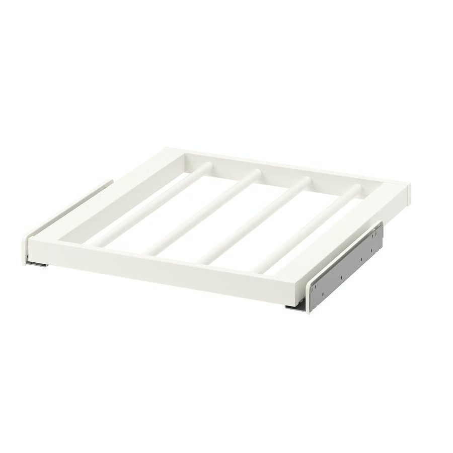 IKEA KOMPLEMENT Pull-out Pants Hanger White 19 5/8×22 7/8″ 304.465.37