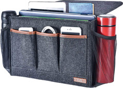 Bedside Caddy, Large Size Storage Organizer with 8 Pockets – Holds
