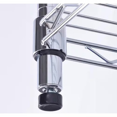5-Tier Wire Metal Chrome Garage Storage Shelving Unit (24 In. W X 59 In. H X 14