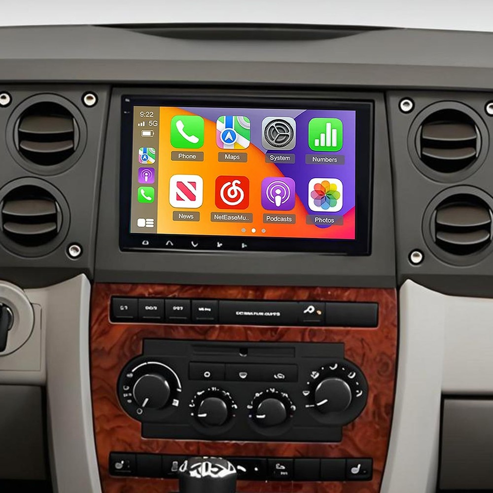 8HD Car Stereo Wireless CarPlay Android Auto 2+32G for Jeep Commander 2006-2007