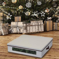30-Inch Natural Wreath Storage Box with Lid – Durable & Stylish Solution