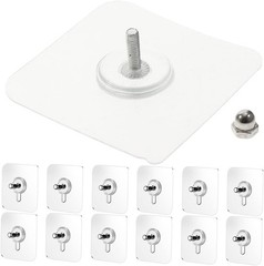 10Pack Self-Adhesive Wall Hooks – Seamless Punch-Free Nail Screw Stickers