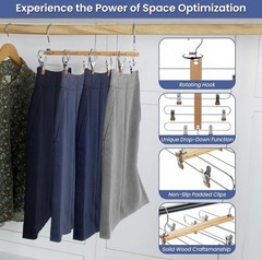 2- Pack- USTECH 6-in-1 Multi-Tier Closet Organizer Heavy-Duty Space Saver Hanger