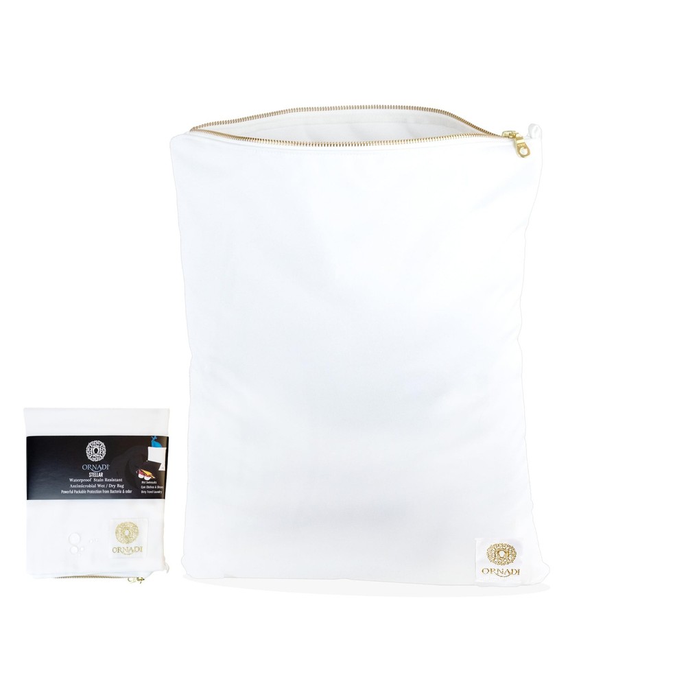 Waterproof Antimicrobial Travel Laundry Bag Inhibits Bacteria from Wet Swimsu…