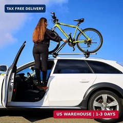 TOOENJOY Universal Fit Car Door Step, Foldable Roof Rack Door Step Up on Door La