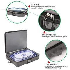 Platter Storage Case, China Storage Containers, Hard Shell and Stackable, 17’…