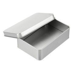 4.3 x 2.9 x 1.2 Inch Rectangular Storage Tins Box with Lid