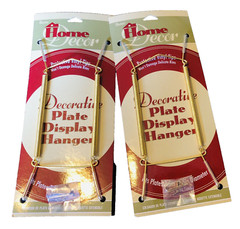 Decorative Plate Display Expandable Hanger Gold Tone 7.5-Inch to 9.5-Inch 2packs