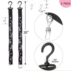Hat Organizer Baseball Caps Rack Hangers 2PCS Door Hat Racks with 8 Stainless…
