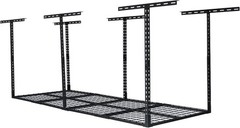 3×8 ft Heavy Duty Overhead Garage Storage Rack,Adjustable Ceiling Storage Racks