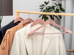6 PCS Red Cedar Wood Hanger Extra Wide Shoulder For Suit Coat Jacket Pants