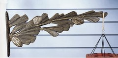 French Bronze Pinecone Nature Hook