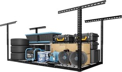 Classic Black Garage Rack – 450lbs Weight Capacity