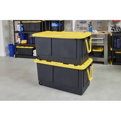 Commander X-large 75 -Gallons ( 300 -Quarts ) Black and Yellow Heavy Duty Rolli