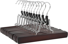 Wooden Pants Hangers Cherry 10 Pack…