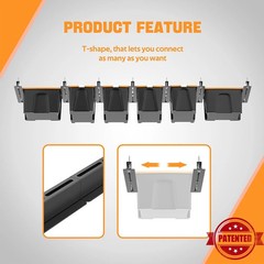 Ultrawall Overhead Garage Storage Racks for Bins, Ceiling Storage Rack Garage Ha