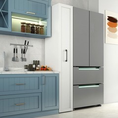 7 Tier multi-functional pull-out multi-tier storage Single-sided open shelf