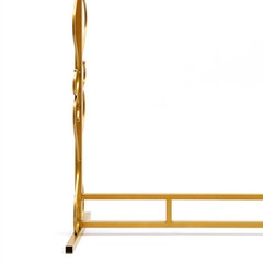 Gold Metal Wedding Arch Square 205 cm Iron Backdrop – Easy Assembly