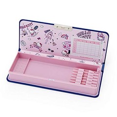 Sanrio Hello Kitty Single-Sided Opening Pencil Case Trip Design Approx. 22.4 x