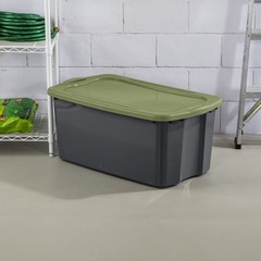 30Gallon Extra-Large Storage Bin,Plastic Storage Container with Full-GripHandles