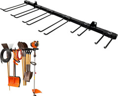 Tool Storage Rack – Heavy Duty Garage Tool Organizer Wall Mount for Garden Tools