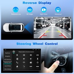 8HD Car Stereo Wireless CarPlay Android Auto 2+32G for Jeep Commander 2006-2007