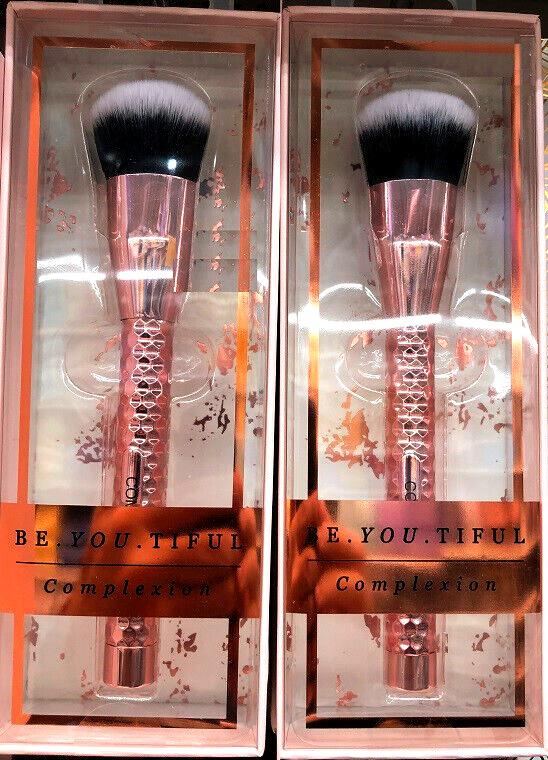 2 x Be-You-Tiful Face Complexion Sculpting Brushes, Rose Gold color – New