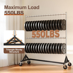 Z Rack, Clothes Rack Hold 550LB 86″ H Adjustable Height Double Rod | Heavy Duty