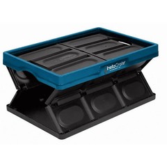 GreenMade InstaCrate 12 Gallon Collapsible Tote blue/black
