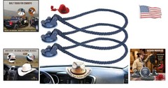 Universal Fit Cotton Rope Cowboy Hat Holder – Portable & Easy-Install Design