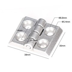 Zinc Alloy Hinge Sets door Frame Hinges For 2020 Aluminum Extrusion Profile Slo