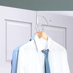 2 Pcs Over The Door Hooks Multipurpose Hanging Storage for Clothes Coats Towels