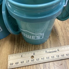 Rare viral Lowes Coastal Teal Mint Green Mini Buckets Set Of 5