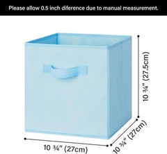 Rainbow Non-Woven Storage Cubes – Perfect for Organizing Toys & Books