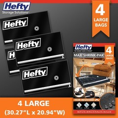Vacuum Storage Bags Clothing Travel Bedding Space Saver 4 Pack