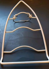 Vintage Metal Clothes Iron Stand Holder – 11 1/4 inches tall