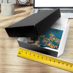 Golden State Art, Acid-Free Archival 8.5×11 Inches Metal Edge Drop Front Museum