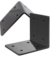 Heavy Duty Alloy Steel Corner Beam Brackets 6x6x5 Inch Mantel Support 2 PCS