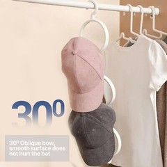 Foldably 3-Tier Foldable Hanging Hooks: Compact, No Installation Required