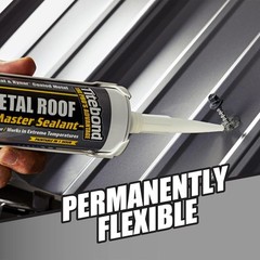 WeatherMaster Metal Roof Sealant, Brown – Premium Polymer Caulk for Aluminum,…