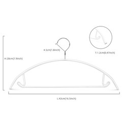 Nature Smile 20 Pack Non-Slip Suit Hanger,Coat Jacket Hangers,Sweater Hangers,PV
