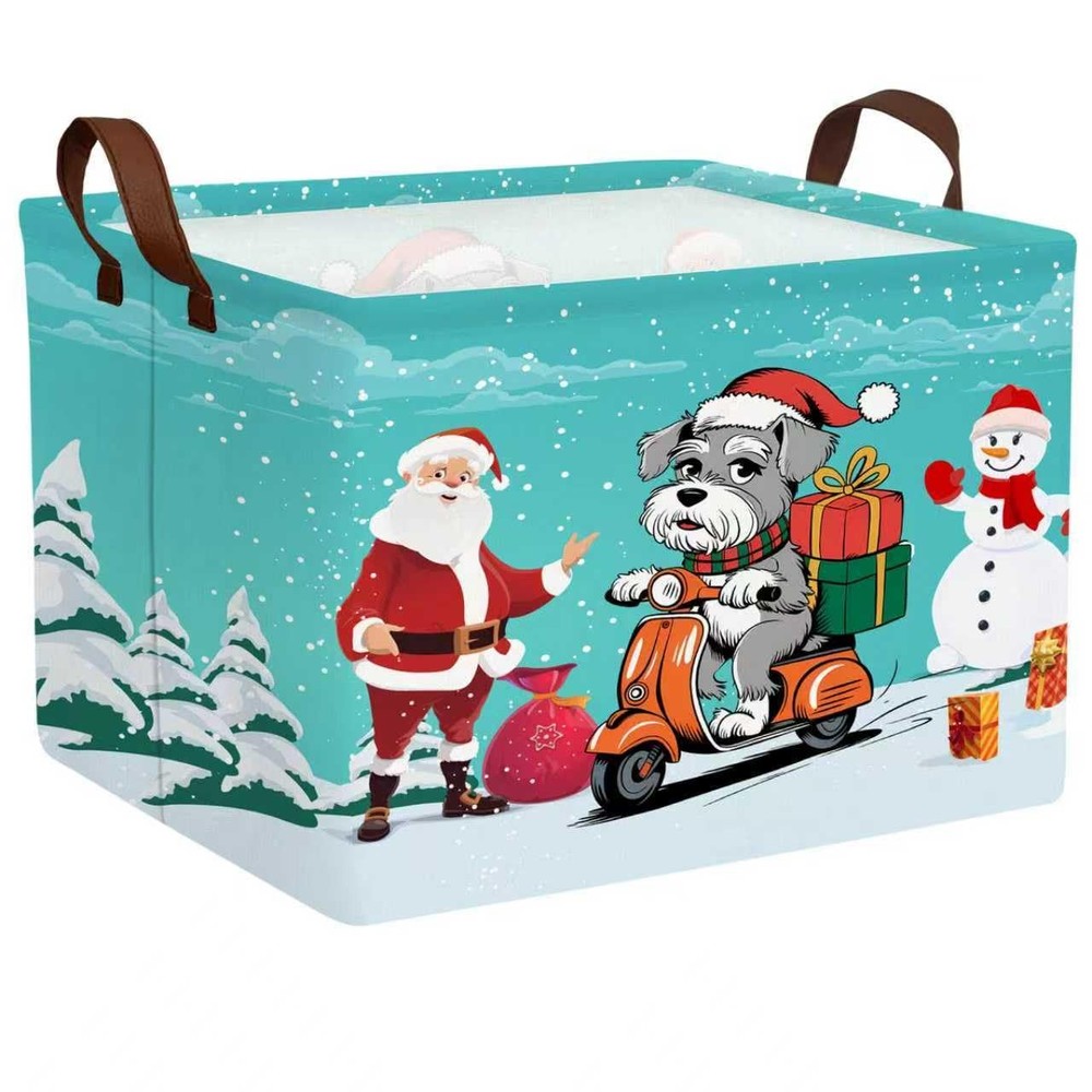 Large Christmas Holiday Gift Empty Baskets Collapsible Families Holiday Stora…
