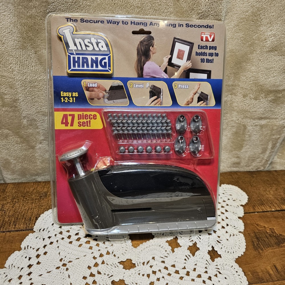Insta Hang: Hang Anything Tool 47 Piece Set – Brand New And Sealed As Seen On TV