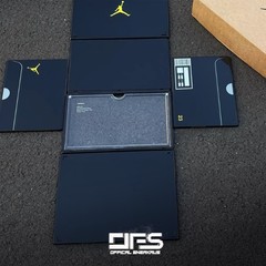 NIKE JORDAN AIR Black Plastic Shoe Box One Piece SNEAKER CASE ASIA EXCLUSIVE