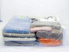 5-Pack Clear Vinyl Zippered Storage Bags 24 x 27 x 7 for Comforters and Bedding