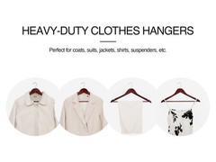 Wooden Hangers 20 Pack Wood Coat Hanger for Coats Shirts Jackets Pants Suits …