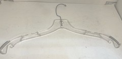 Lot Of 50 Clear 17” Plastic Swivel Clothes Hanger from Store Liquidation